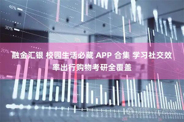 融金汇银 校园生活必藏 APP 合集 学习社交效率出行购物考研全覆盖