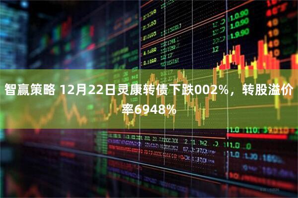 智赢策略 12月22日灵康转债下跌002%，转股溢价率6948%